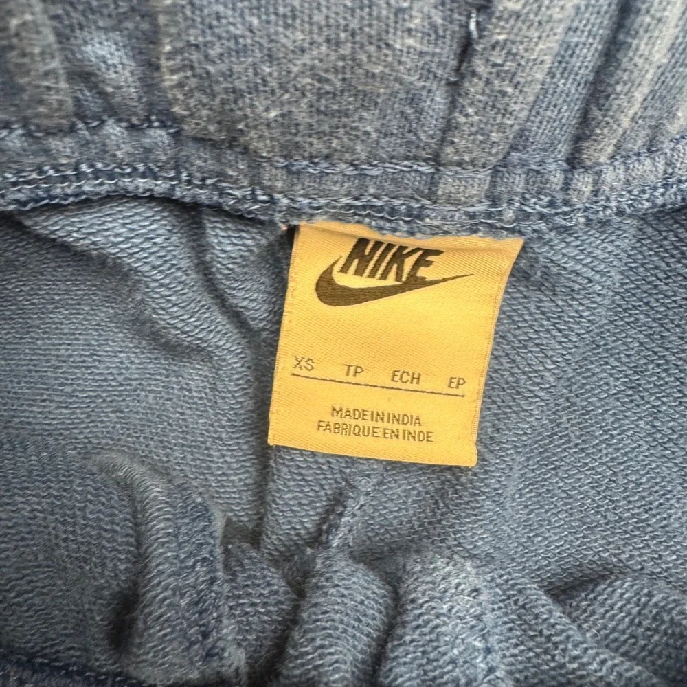 Nike Sportswear Club Fleece Joggers Blue Sweatpants‎ Mens XS Embroidered Logo